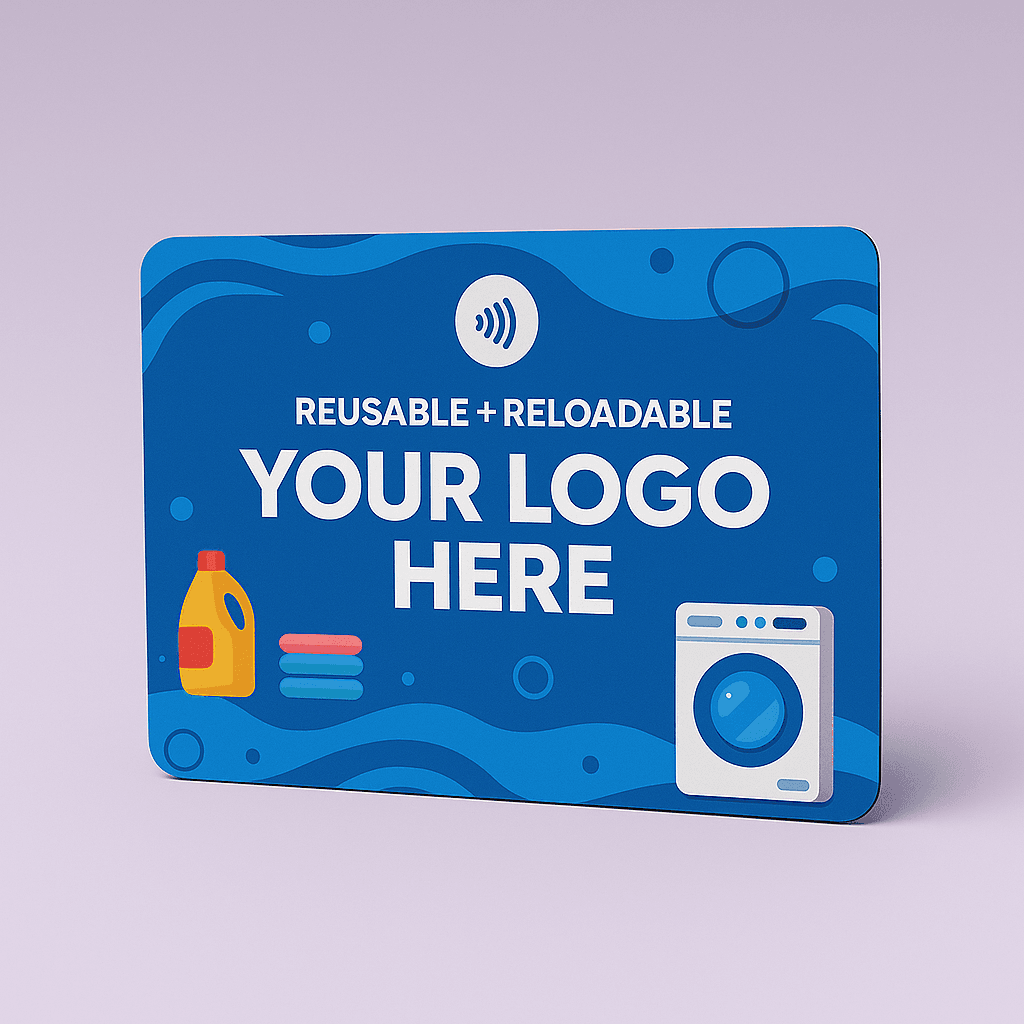 Custom Design laundry payment card artwork