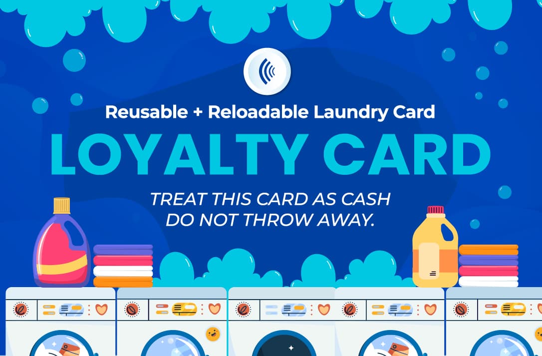 Sample Card laundry payment card artwork
