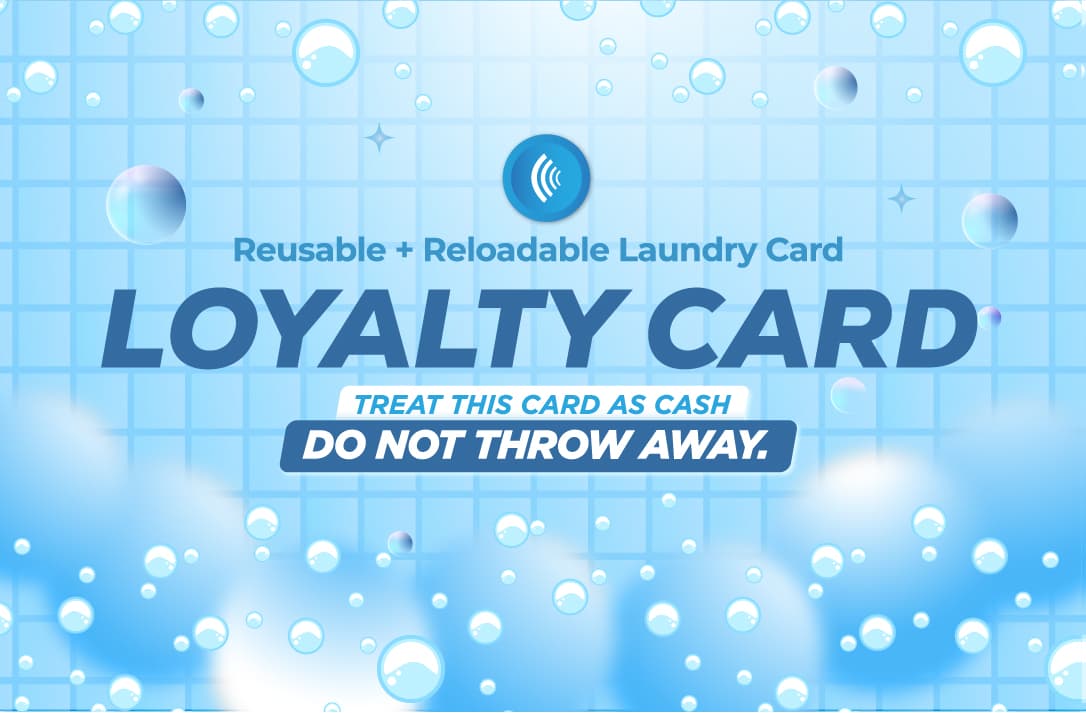 Soap Suds Design laundry payment card artwork
